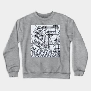 Literary Map of Brooklyn Crewneck Sweatshirt